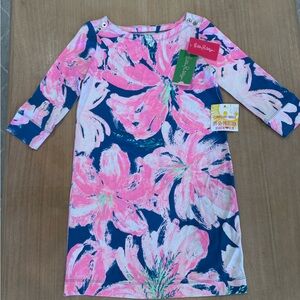 Lilly Pulitzer Pink and Blue Patterned Top